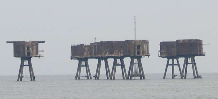 Red Sands Fort new antenna