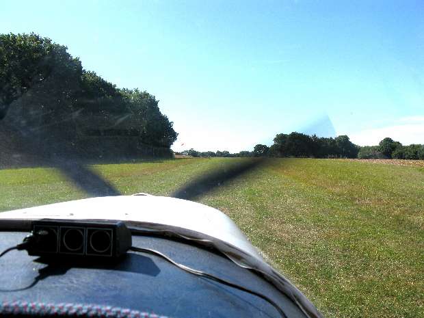 Leaving the Airfield