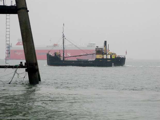 RoRo Thames Highway comes into view