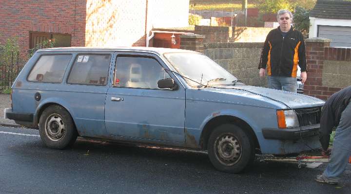 The Vauxhall Astra with Brian