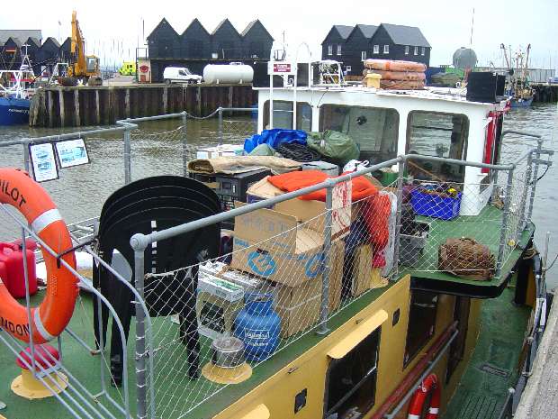 X-Pilot Loaded at Whitstable Harbour