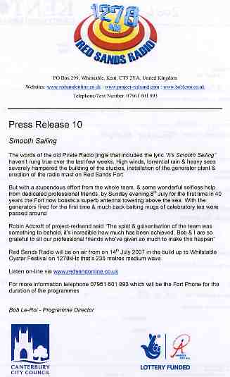 Press Release #10
