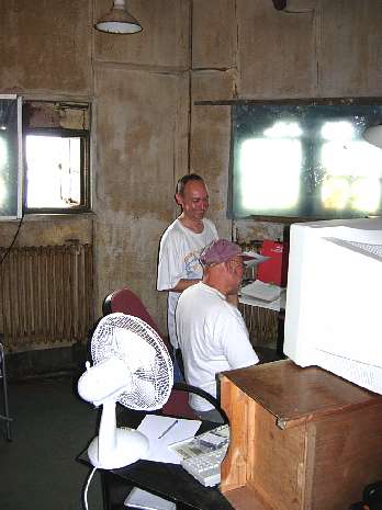 Kevin Turner & Bob Le-Roi in main studio