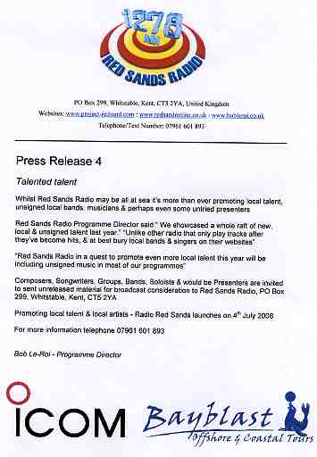 Press Release#4 2008