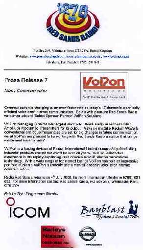 Press Release#7 2008