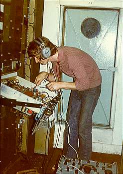 Robin Banks works on standby mw transmitter