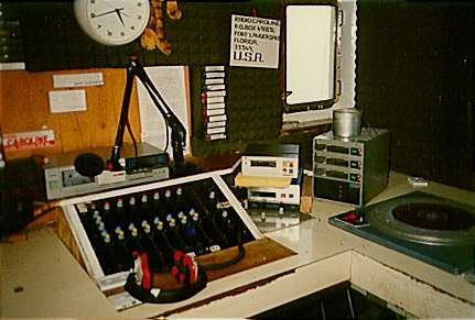 Remnants of equipment for return