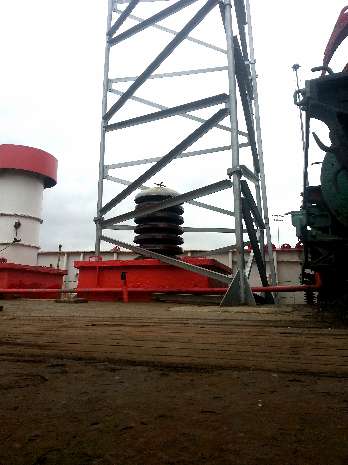Ross Revenge Portside Antenna base 1st March 2013