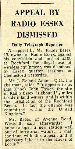 Radio Essex appeal dismissed