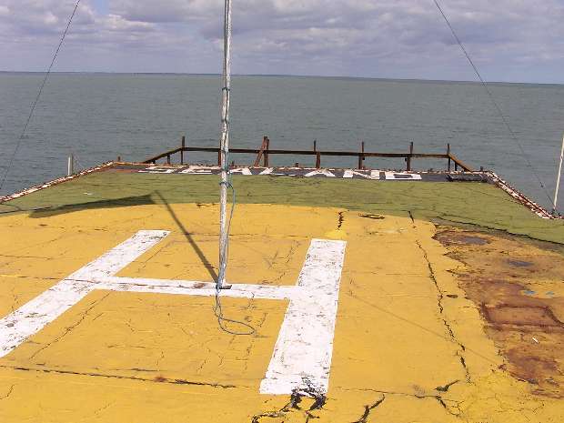 Helipad looking north