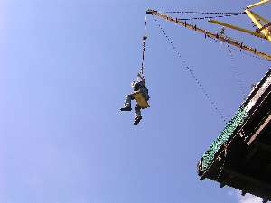 Hoisted aboard