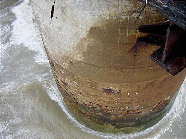 Sealand SW leg from deck