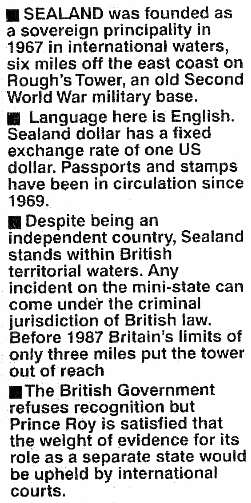 Sealand miles stones 1