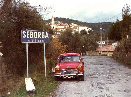 Mini arrives in Seborga