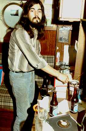 Andy Johtone in record library