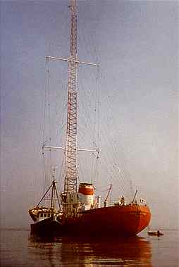 Ross Revenge stern with Zodiac