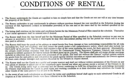 Arnold & Harris Mast Terms & Conditions