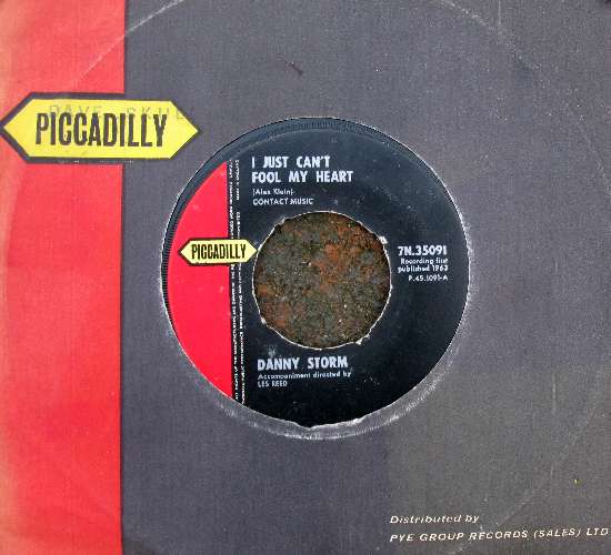 Danny Storm single I Just Can't Fool My Heart