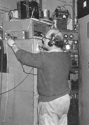 Transmitter engineer Ian West