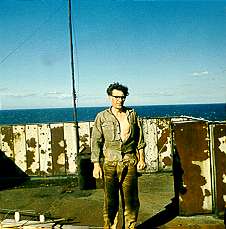 Tony Pine on roof of G1 Tower