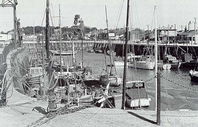 Whitstable Harbour in 1950
