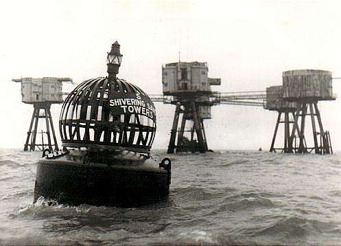 Shivering Sands & South Buoy in 1965