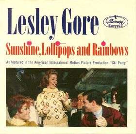 Sunshine, Lollipops & Rainbows LP Cover