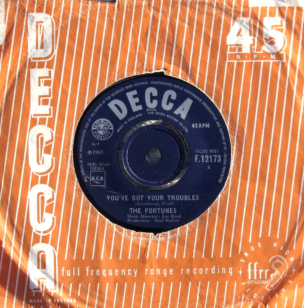 You've Got Your Troubles Sleeve & Single