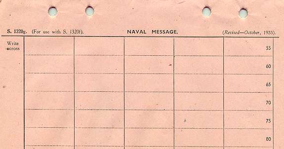 U3 HMS Tongue Fort Naval Message Pad 2