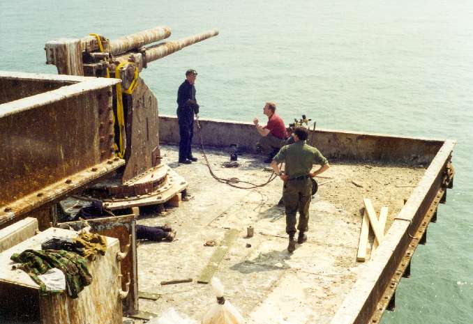Royal Engineers on Tongue ready for lift
