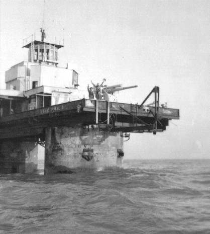 Supply boat circles fort 1
