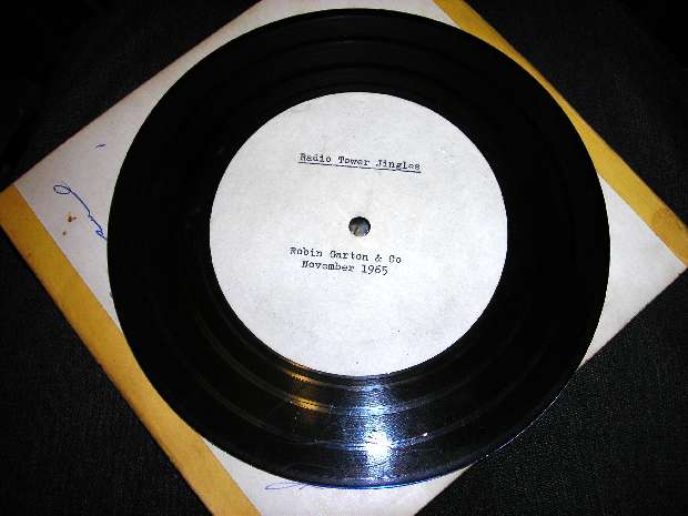 7" acetate  of Radio Tower Jingles