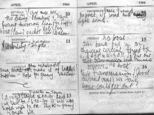 Bill Rollins Diary Page 5