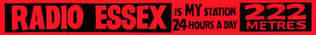 Radio Essex 222 Car Sticker